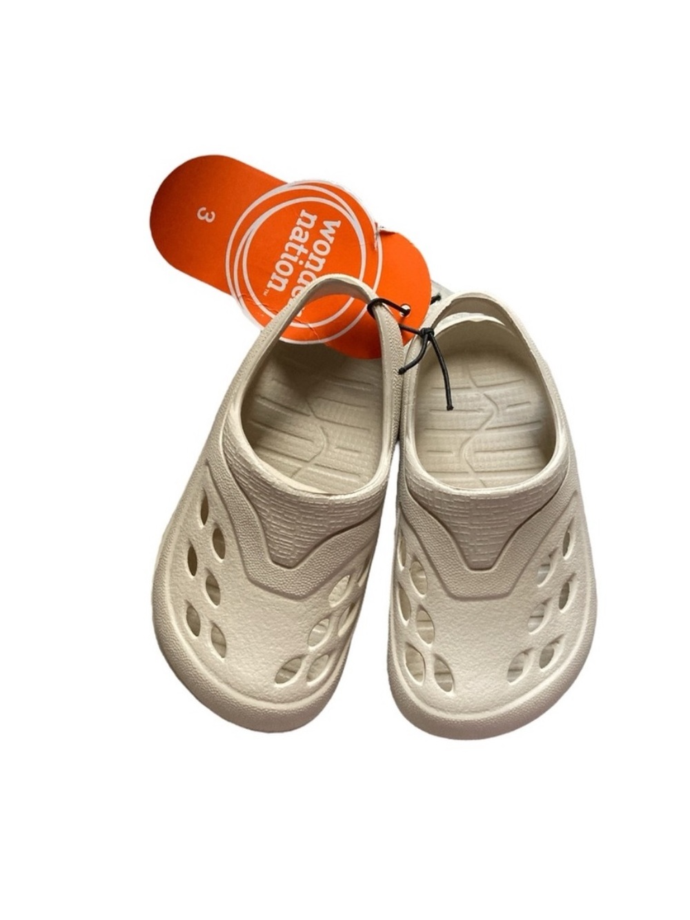 Wonder Nation Clog Sandals with Perforated Design Made In USA